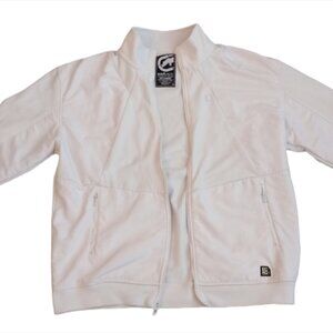 Ecko Unlimited Men's White Zip Up Sweatshirt Jacket Pockets Logo Size 3X-Large